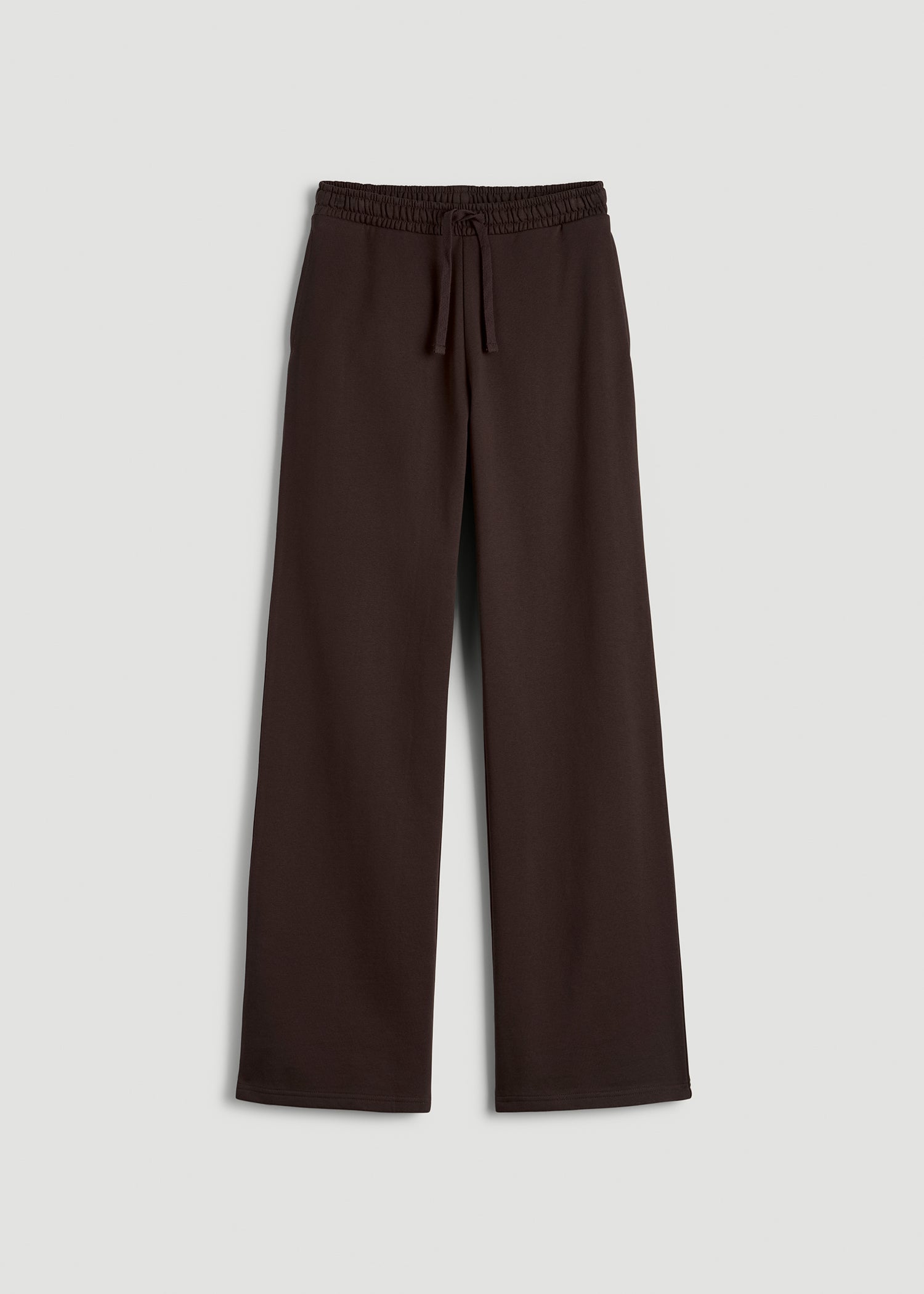 Everyday Terry Midrise Wide-Leg Pants for Tall Women in Espresso