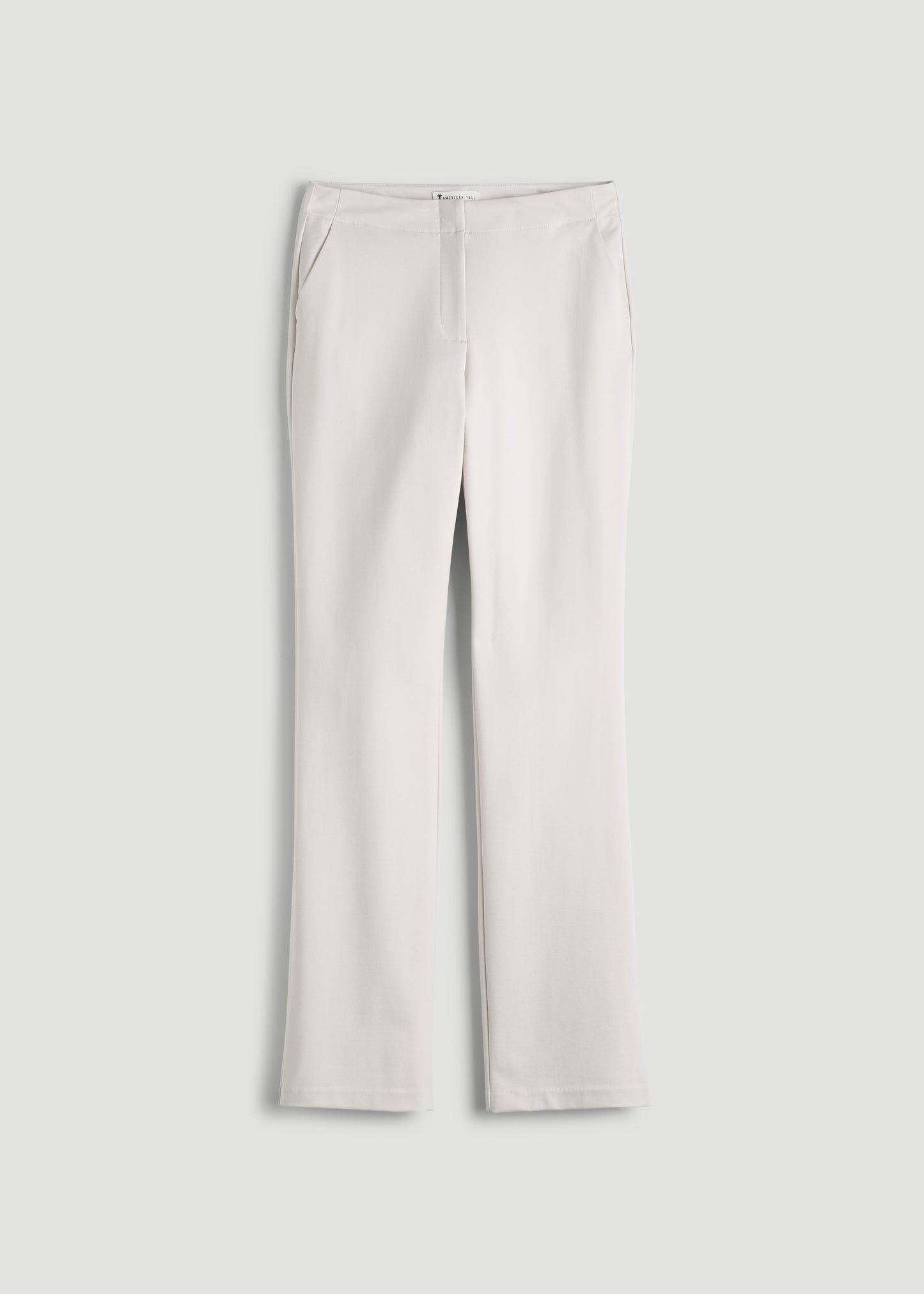 Freedom Flex Straight Leg Dress Pants for Tall Women in White Sand