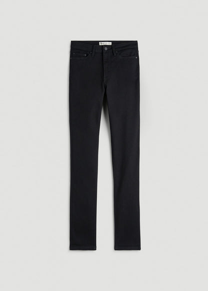 Georgia High-Rise Skinny Jeans for Tall Women in Optimum Black