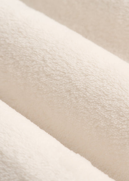 Lounge Robe for Tall Women in White Alyssum