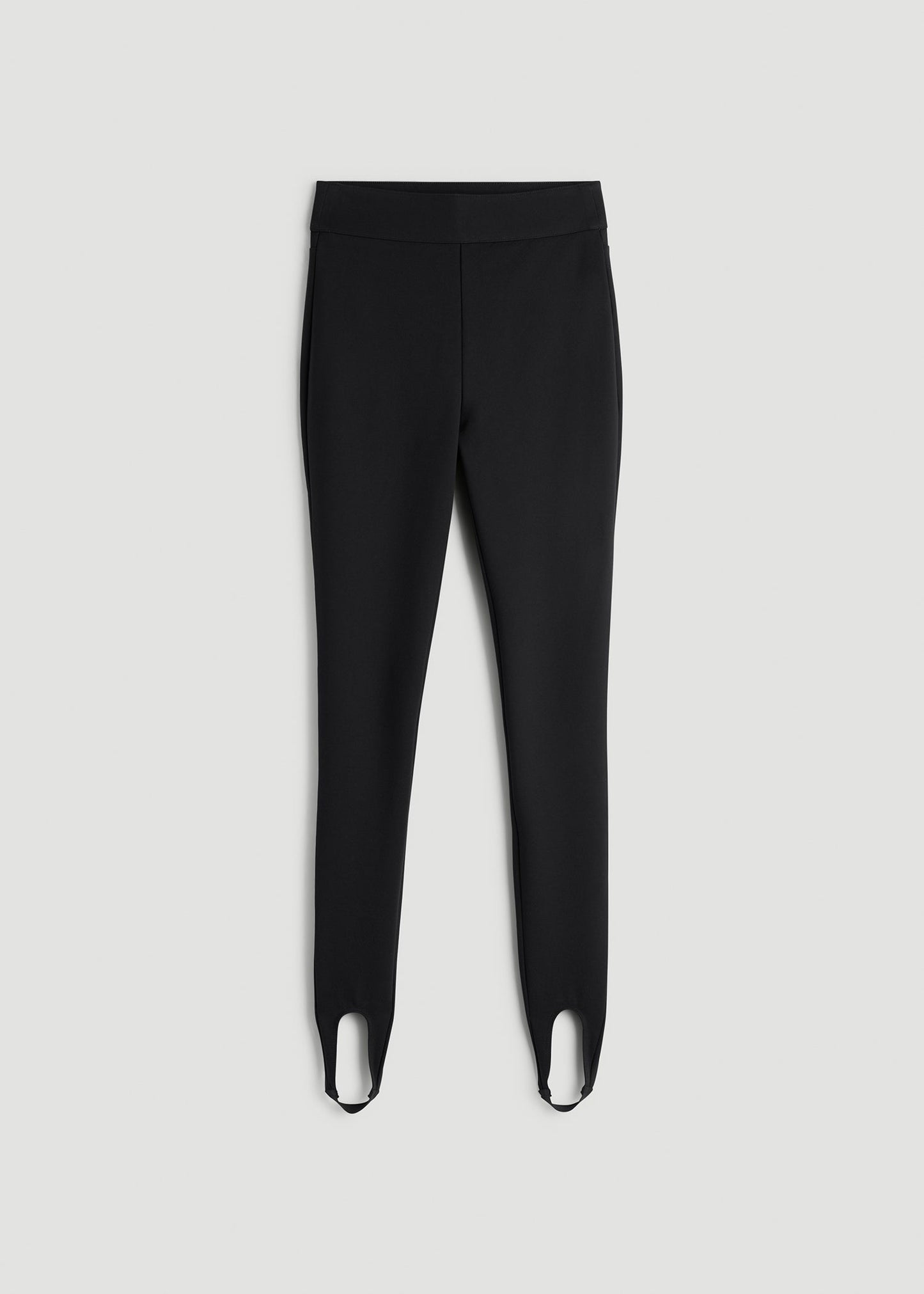 Flex Ponte Stirrup Pants for Tall Women in Black