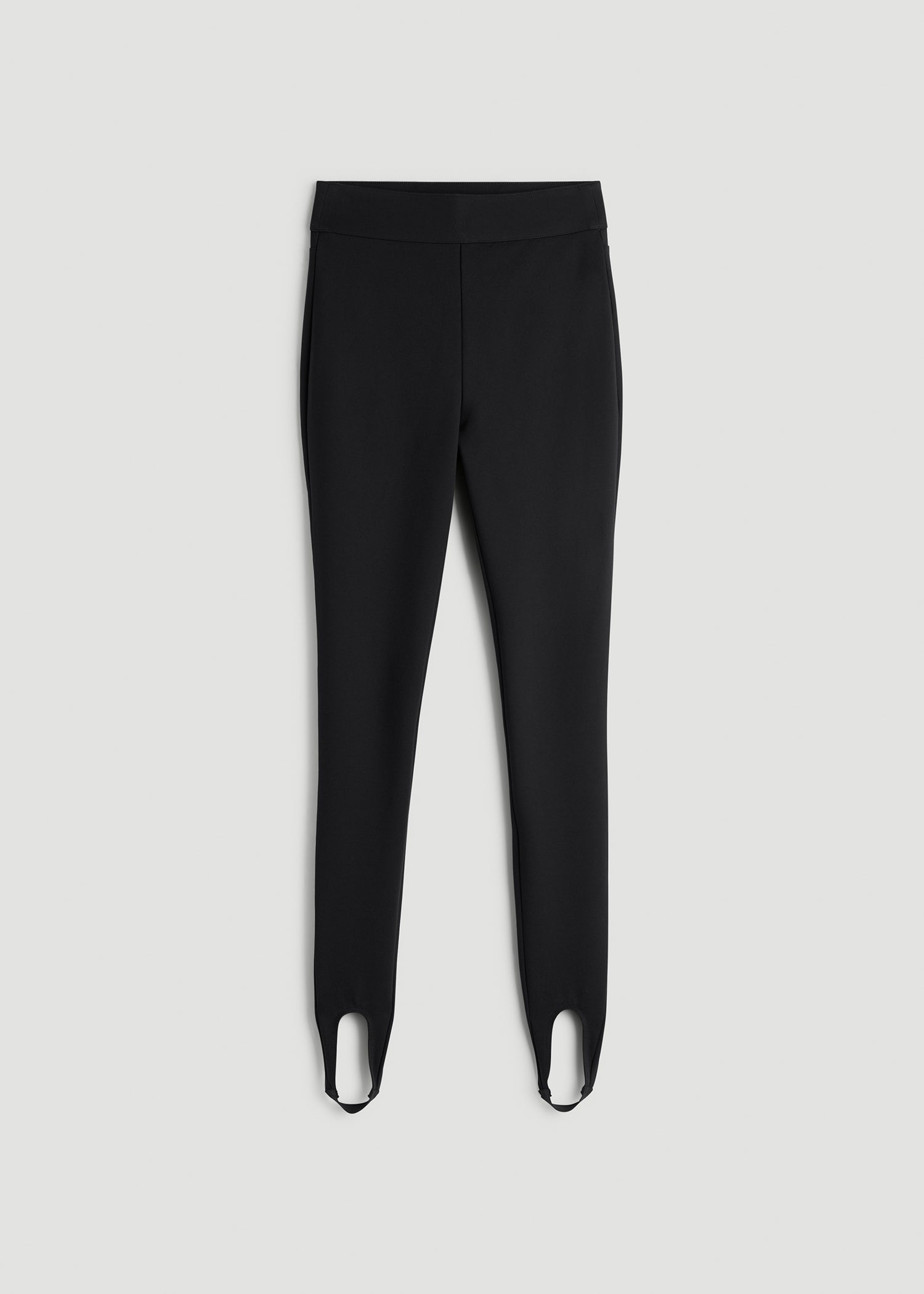 Flex Ponte Stirrup Pants for Tall Women in Black