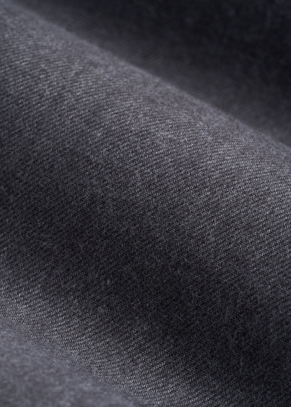Open-Bottom Flannel Pajama Pants for Tall Women in Charcoal Flannel