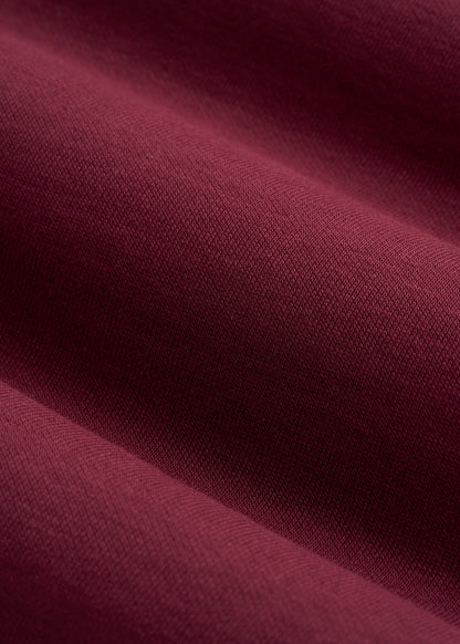 Wearever Fleece Cropped Zip-Up Hoodie for Tall Women in Tawny Port