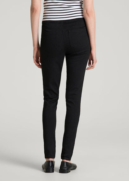 Women's Jeggings for Tall Women in Optimum Black