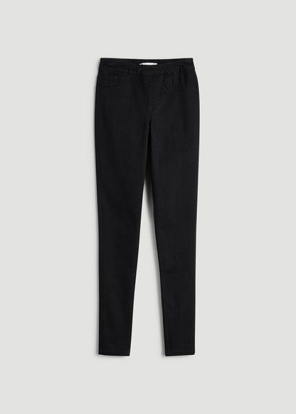 Women's Jeggings for Tall Women in Optimum Black