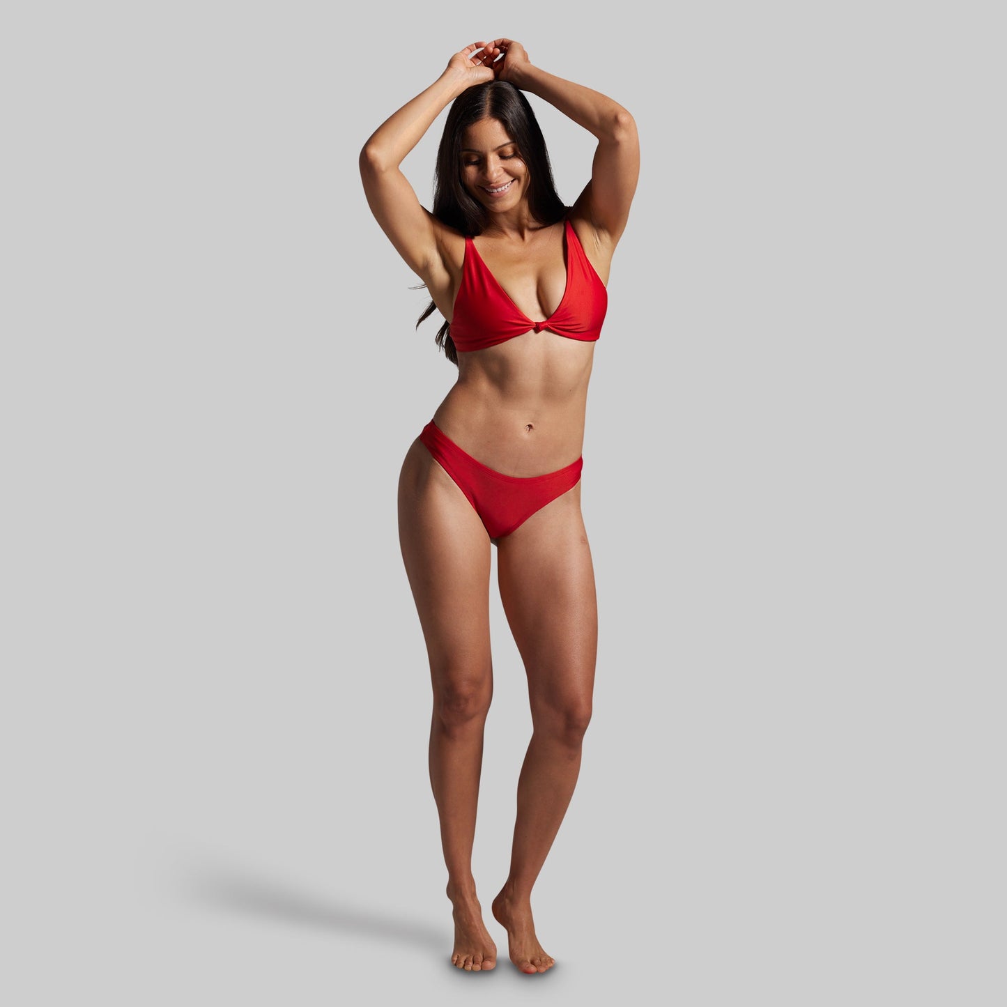 Sun Seeker Cheeky Thong Set (Bright Red)
