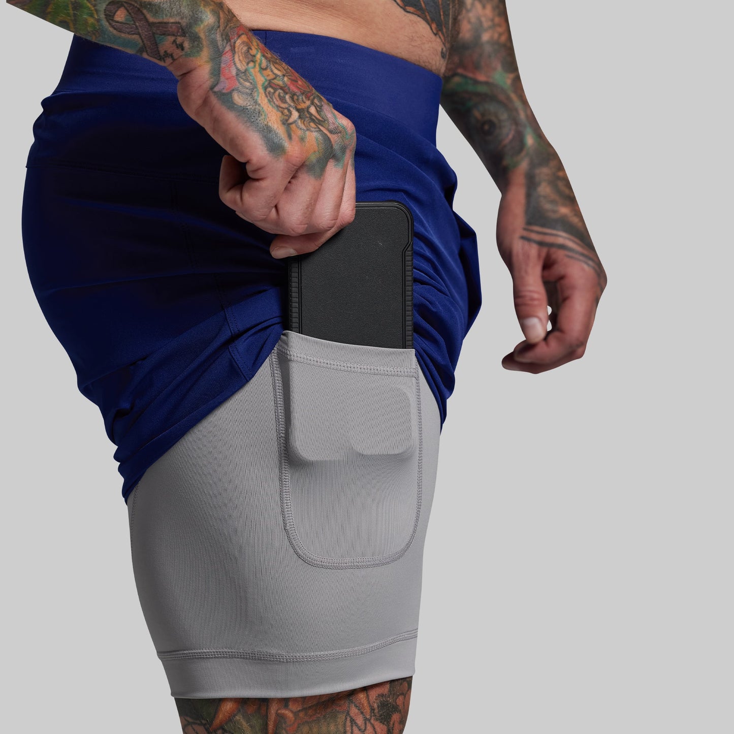 Versatile Short w/ Compression 5" (Cobalt)