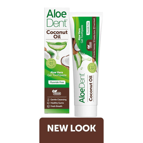 Aloe Dent Coconut Oil Aloe Vera Gel Toothpaste Fluoride Free