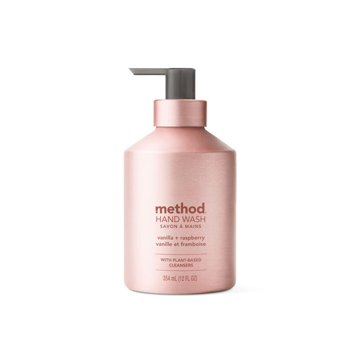 aluminium gel hand wash - vanilla + raspberry 354ml