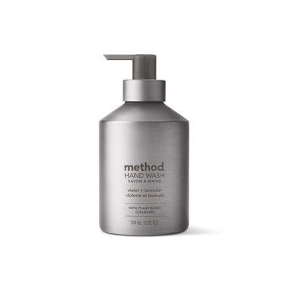 aluminium gel hand wash - violet + lavender 354ml