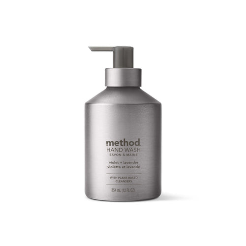 aluminium gel hand wash - violet + lavender 354ml