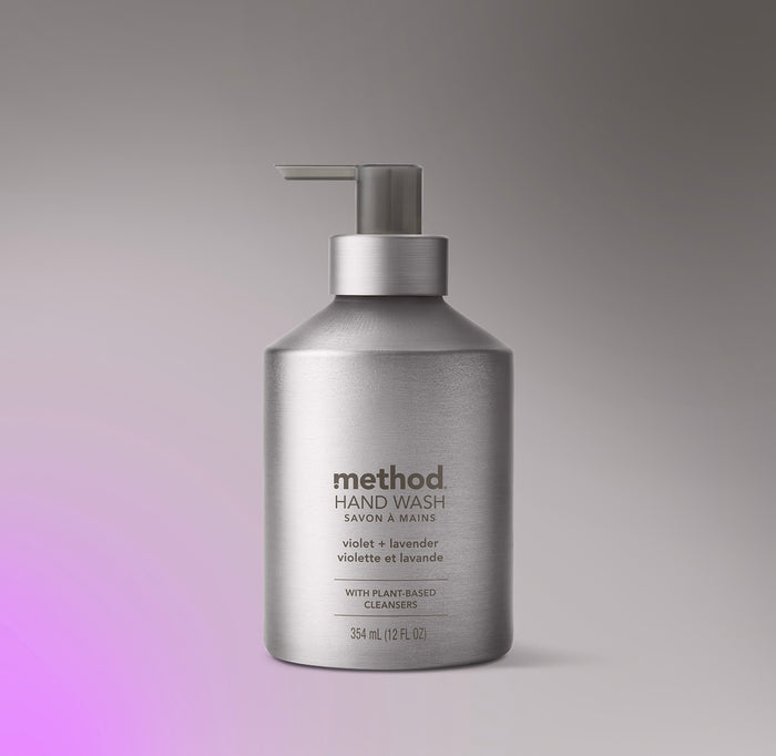 aluminium gel hand wash - violet + lavender 354ml