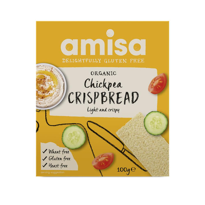 Amisa Organic Chickpea Crispbread - GF 100g