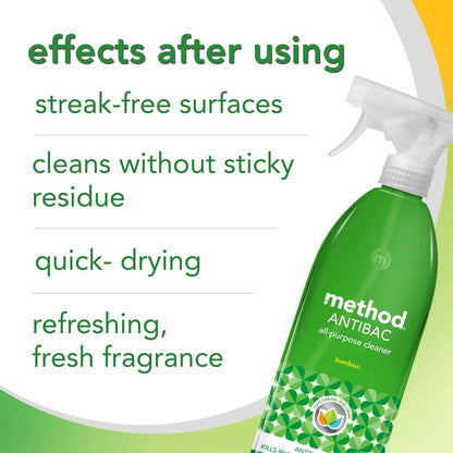 antibac all purpose cleaner 828ml - bamboo