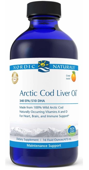 Arctic Cod Liver Oil 16oz (Orange)