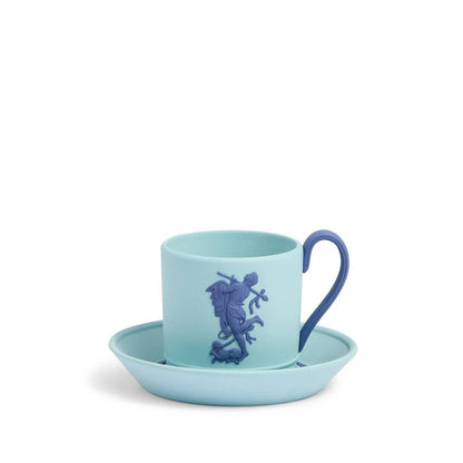 Bacchus Teacup and Saucer Turquoise
