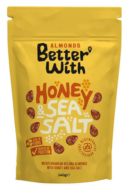 Better With Honey & Sea Salt Almonds 140g