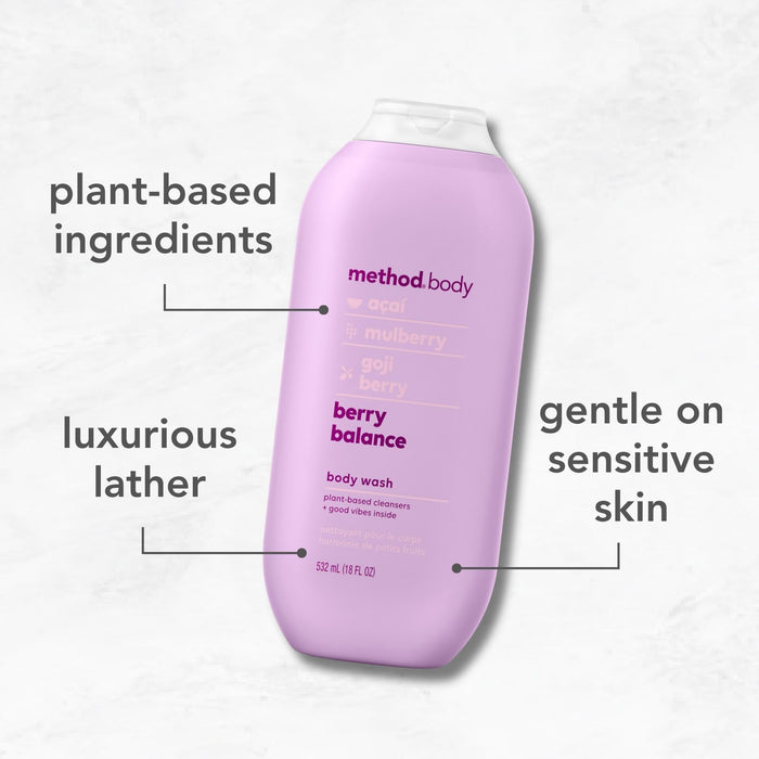 body wash 532ml - berry balance