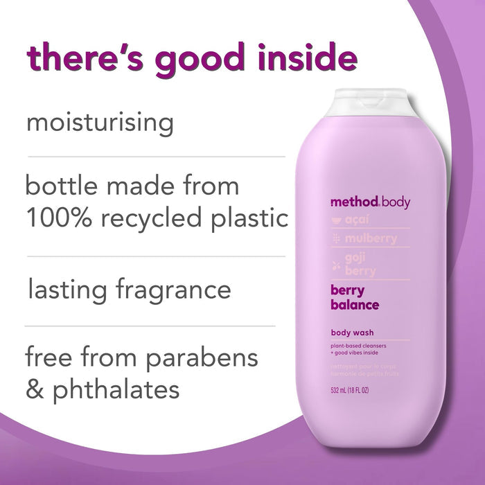 body wash 532ml - berry balance