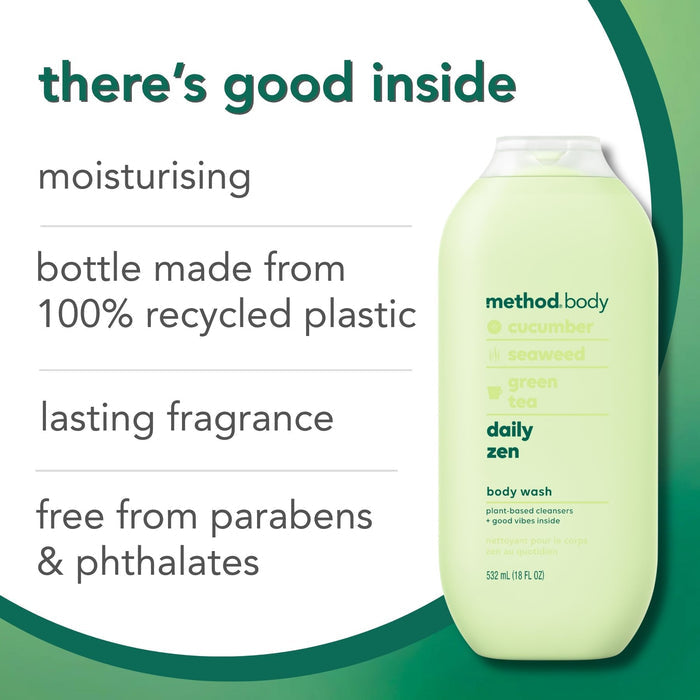 body wash 532ml - daily zen