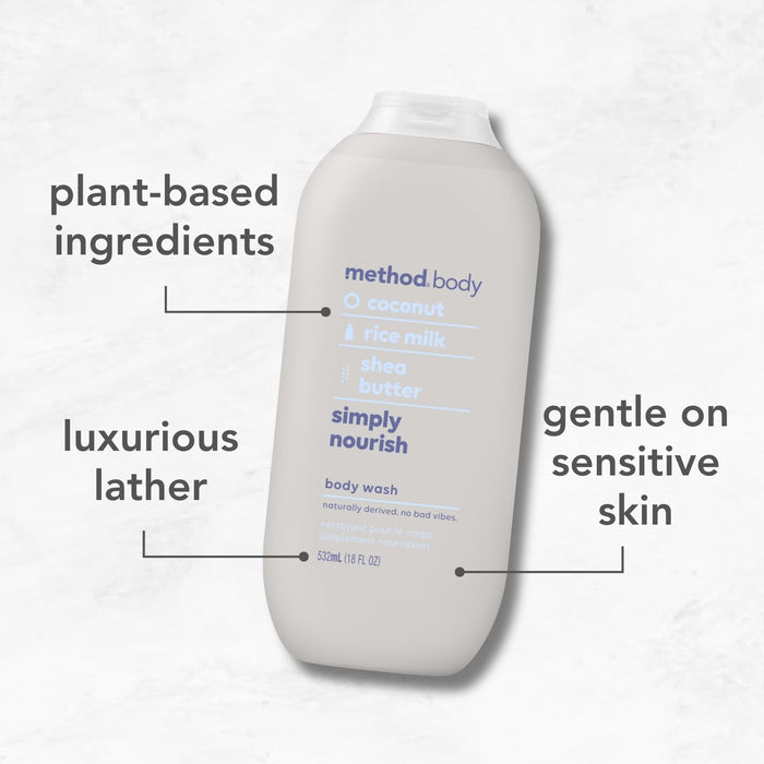 body wash 532ml - simply nourish