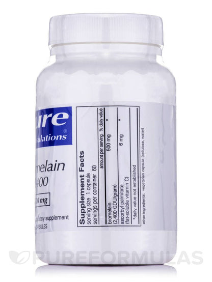 Bromelain 2400 500mg 60ct