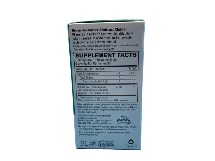 Bronchial Clear Ivy Leaf Extract 60ct