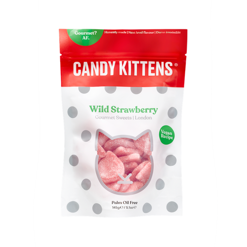 Candy Kittens Wild Strawberry Bag (125g)