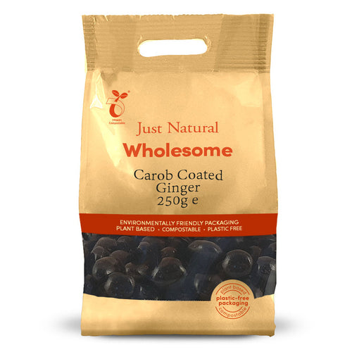 Carob Coated Ginger 250g