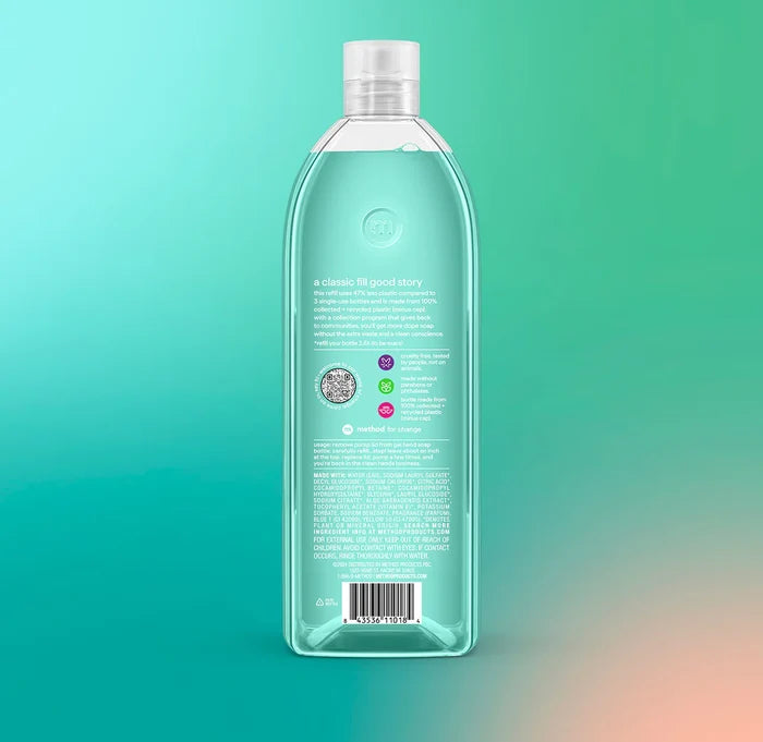 (carton of 4) gel hand wash refill 1L - waterfall