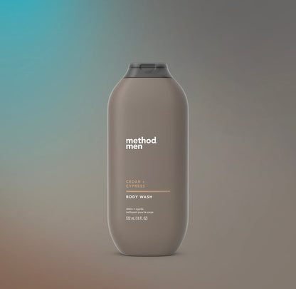(carton of 6) body wash 532ml - cedar + cypress