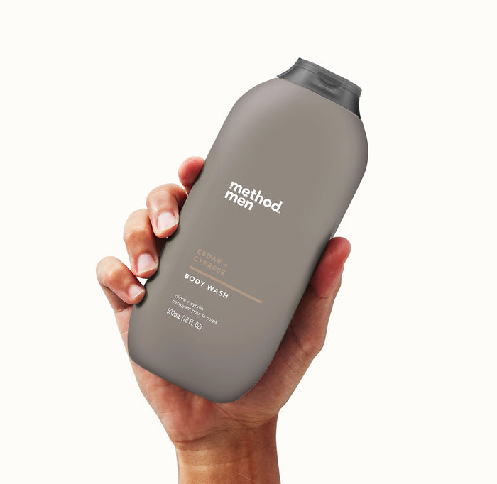 (carton of 6) body wash 532ml - cedar + cypress