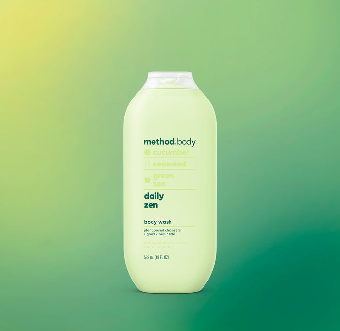 (carton of 6) body wash 532ml - daily zen