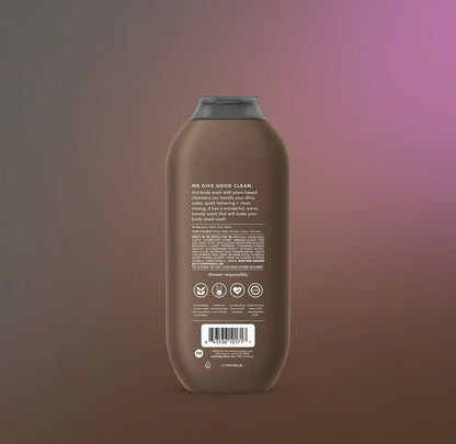 (carton of 6) body wash 532ml - sandalwood + vetiver