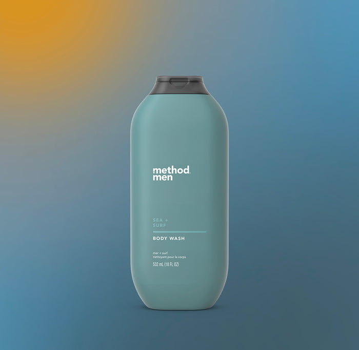 (carton of 6) body wash 532ml - sea + surf