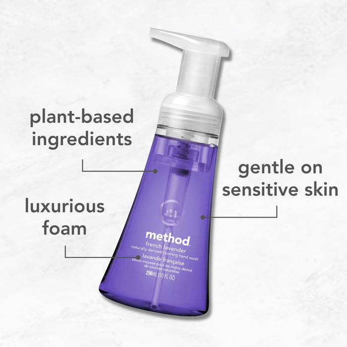 (carton of 6) foaming hand wash 300ml - french lavender