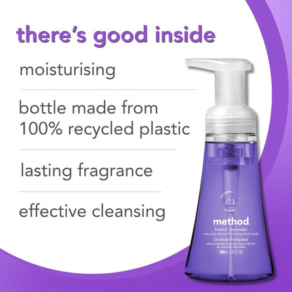 (carton of 6) foaming hand wash 300ml - french lavender
