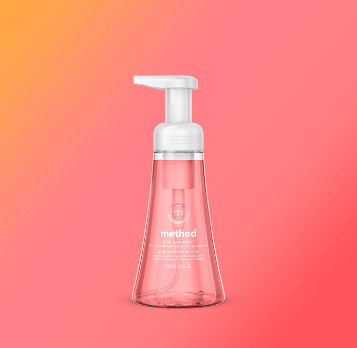 (carton of 6) foaming hand wash 300ml - pink grapefruit