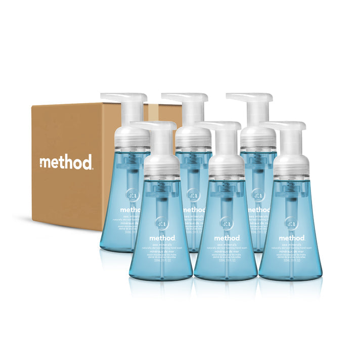(carton of 6) foaming hand wash 300ml - sea minerals