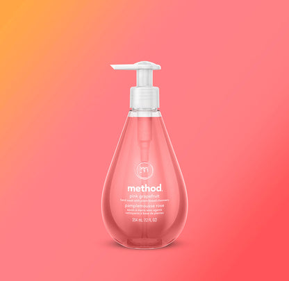 (carton of 6) gel hand wash 354ml - pink grapefruit