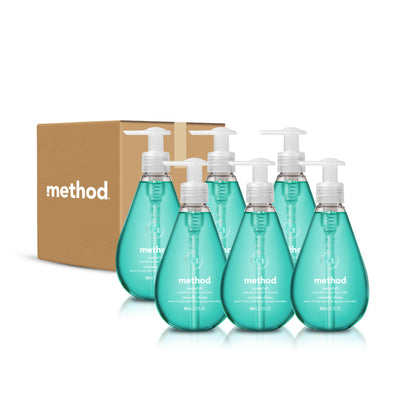 (carton of 6) gel hand wash 354ml - waterfall
