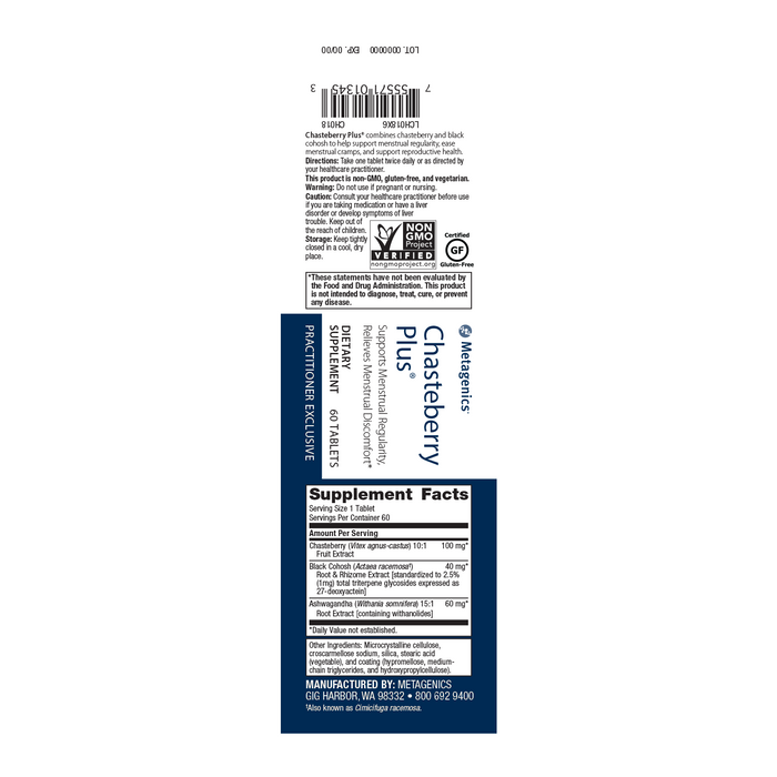 Chasteberry Plus 60ct