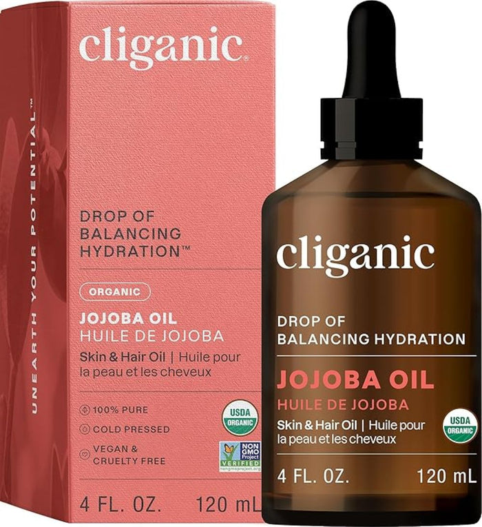Cliganic Organic Jojoba Oil 4oz