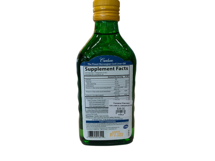 Cod Liver Oil Liquid