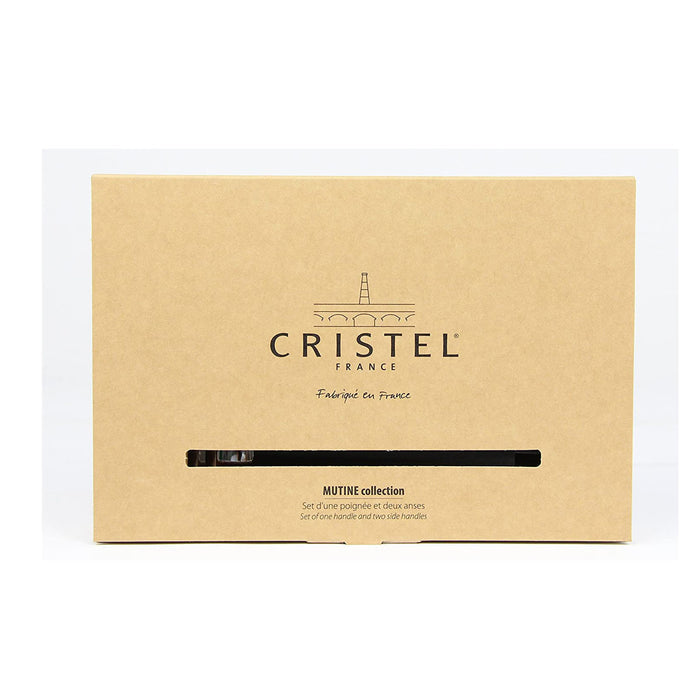 Cristel Mutine Set of Handles, Black
