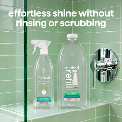 daily shower spray refill 2l - eucalyptus mint