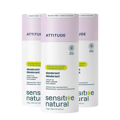 Plastic-free - 3 x 2.64 OZ. / Sweet Jasmine