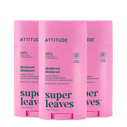 Plastic - 3 x 2.64 OZ. / Coconut & Wild Berries