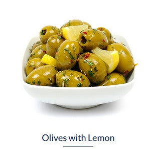 Diforti Lemon and Garlic Olives 3kg Tub